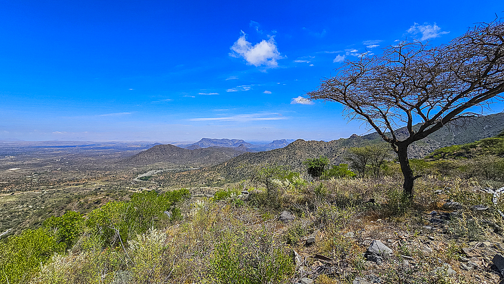 View over the Sheikh Mountains, Somaliland, Somalia, Africa