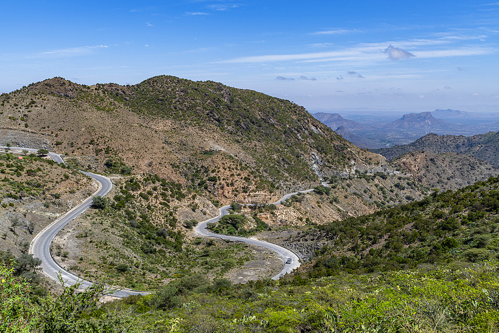 View over the Sheikh Mountains, Somaliland, Somalia, Africa