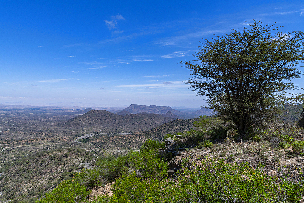 View over the Sheikh Mountains, Somaliland, Somalia, Africa