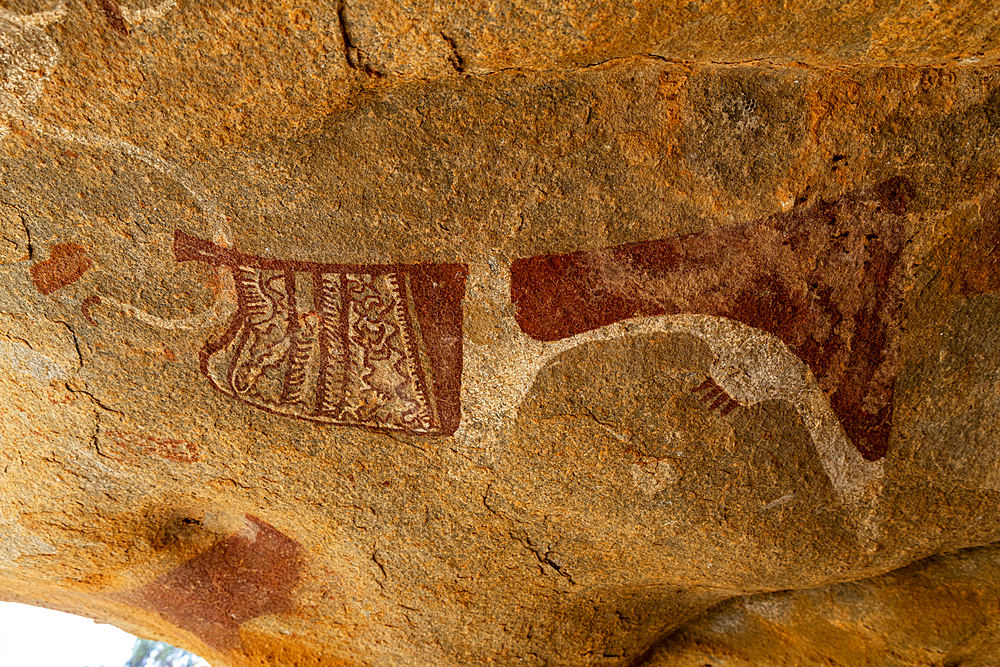 Rock art paintings of Laas Geel, near Hargeisa, Somaliland, Somalia, Africa