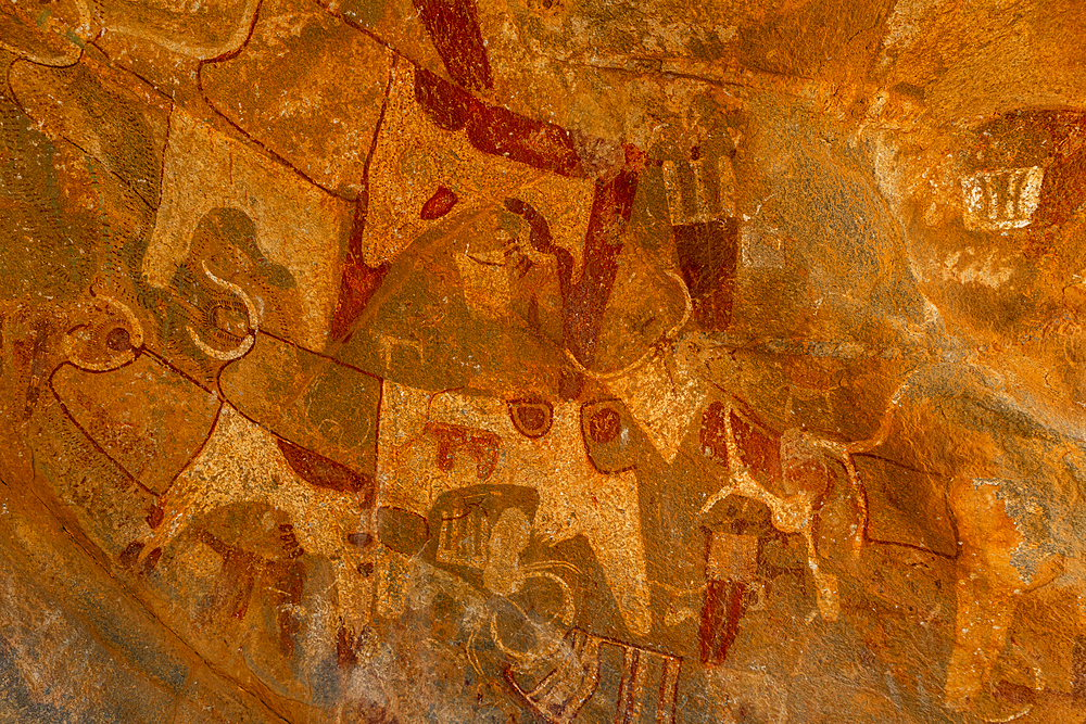 Rock art paintings of Laas Geel, near Hargeisa, Somaliland, Somalia, Africa