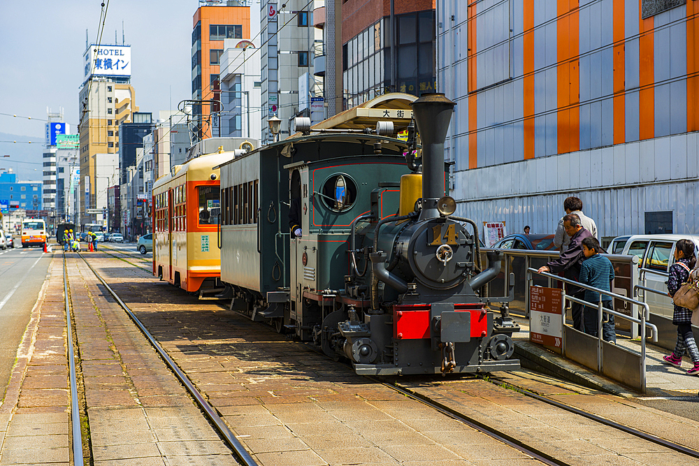 Botchan Train, Matsuyama, Shikoku, Japan, Asia