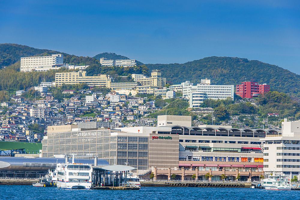 The harbour of Nagasaki, Kyushu, Japan, Asia