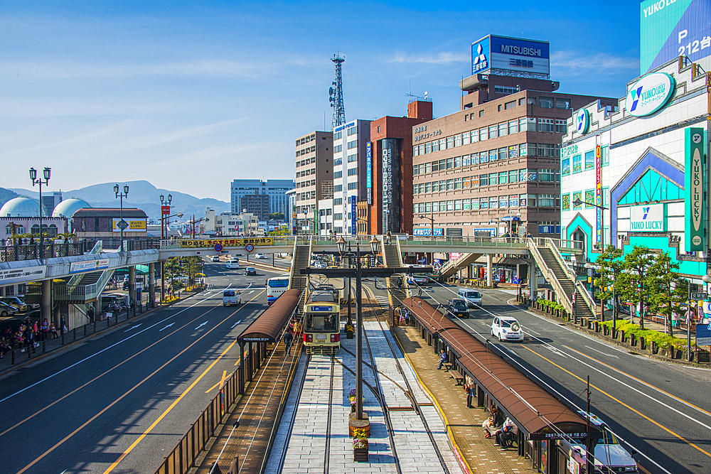 Downtown Nagasaki, Kyushu, Japan, Asia