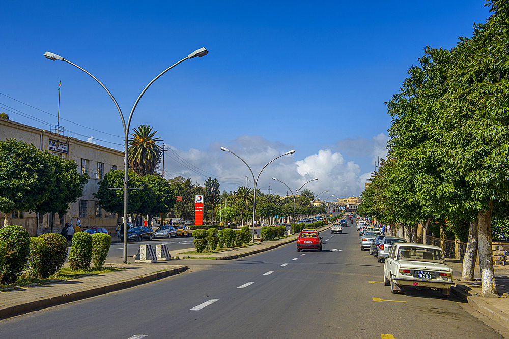 Sematat Avenue, Asmara, Eritrea, Africa