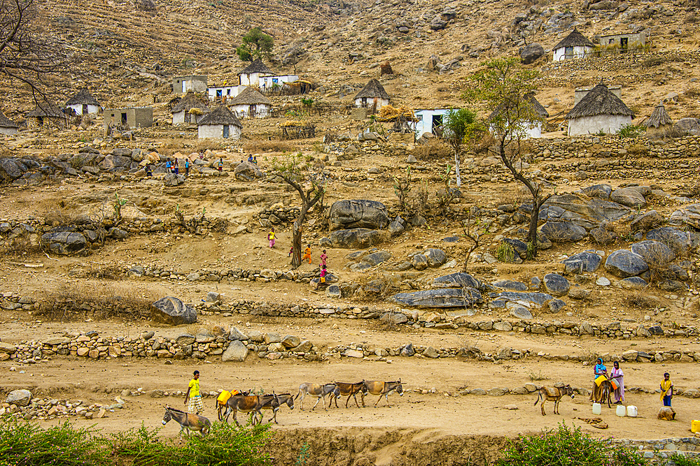 Scene along the road between Asmara and Keren, Eritrea, Africa