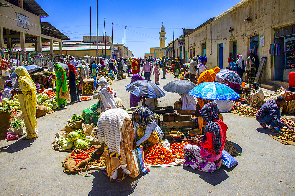 Market in Adi Keyh, Eritrea, Africa