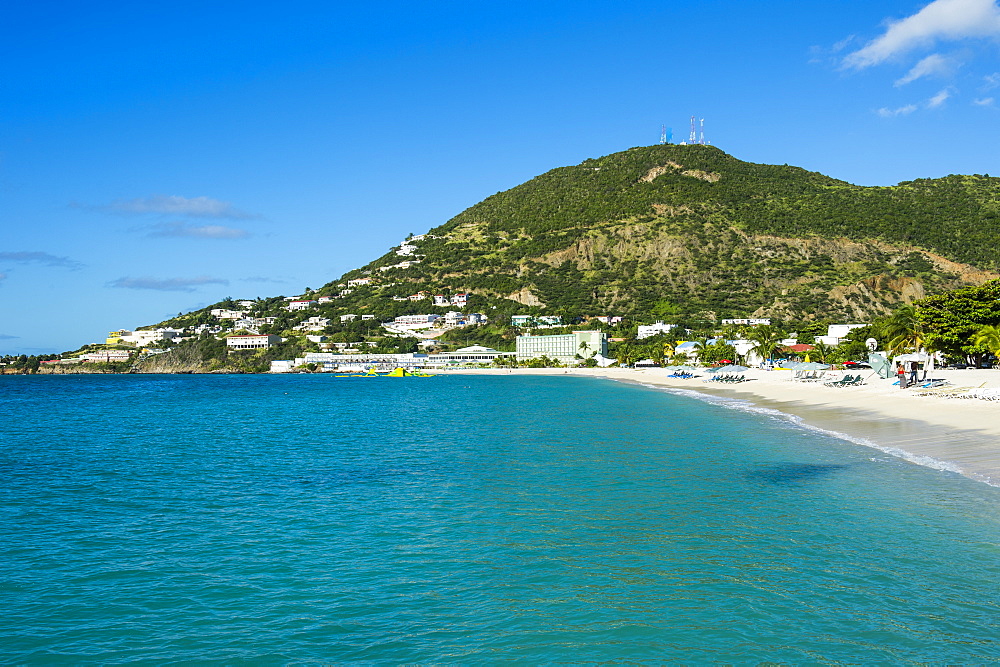 The bay of Philipsburg, Sint Maarten, West Indies, Caribbean, Central America