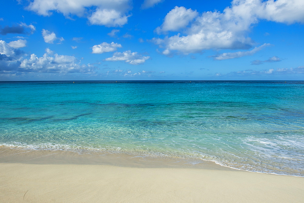 Beach at Maho Bay, Sint Maarten, West Indies, Caribbean, Central America