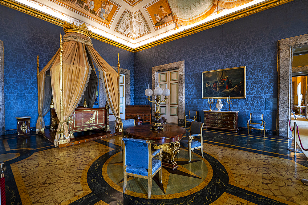 Interior of the Reggia di Caserta (Royal Palace of Caserta), UNESCO World Heritage Site, Campania, Italy, Europe