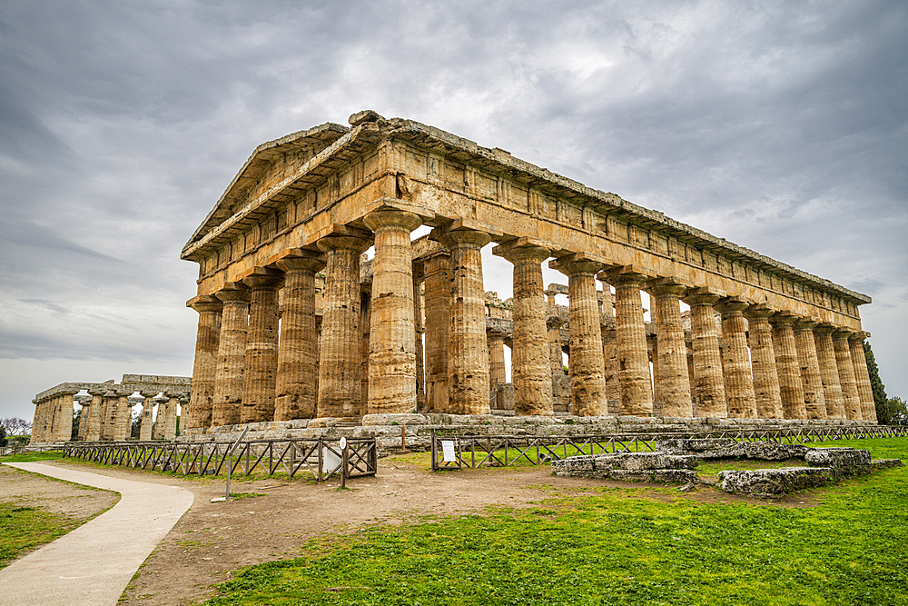 The Greek temples of Paestum, UNESCO World Heritage Site, Campania, Italy, Europe