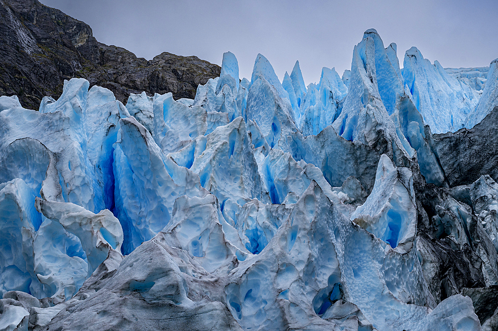 Aguila glacier, Tierra del Fuego, Chile, South America