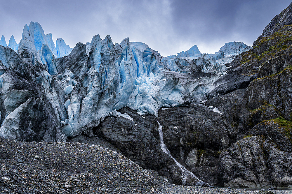 Aguila glacier, Tierra del Fuego, Chile, South America