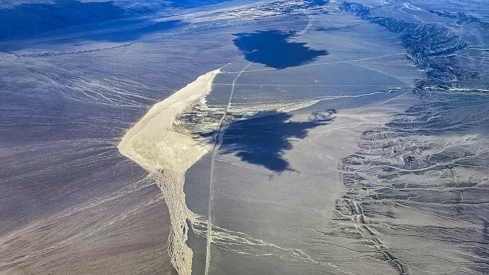 Aerial of the Andes mountains, Chile, South America