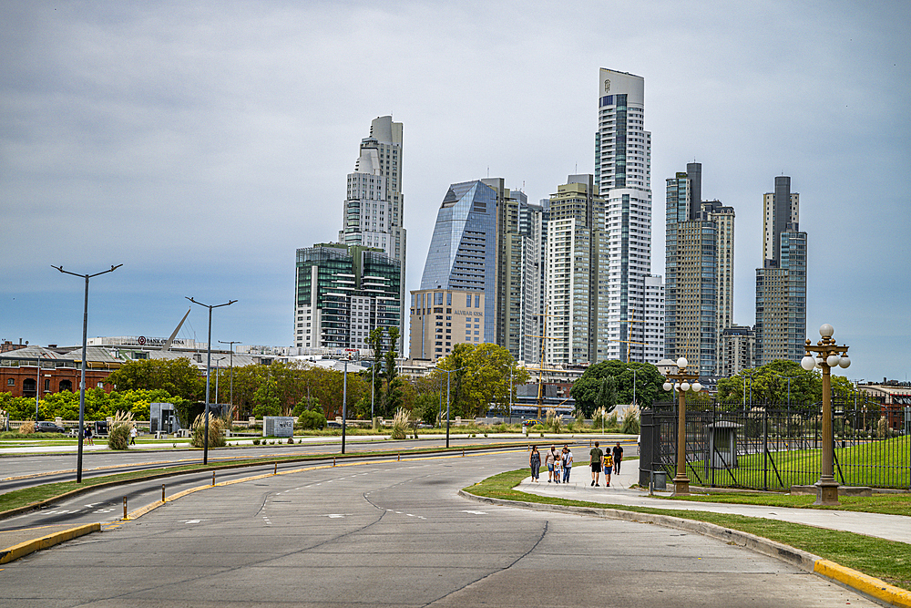 Modern buildings in the Center of Buenos Aires, Argentina, South America