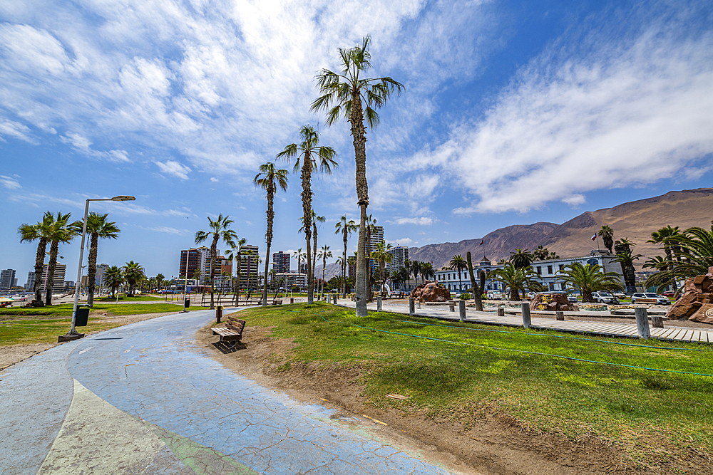 Beachfront of Iquique, Atacama desert, Chile, South America