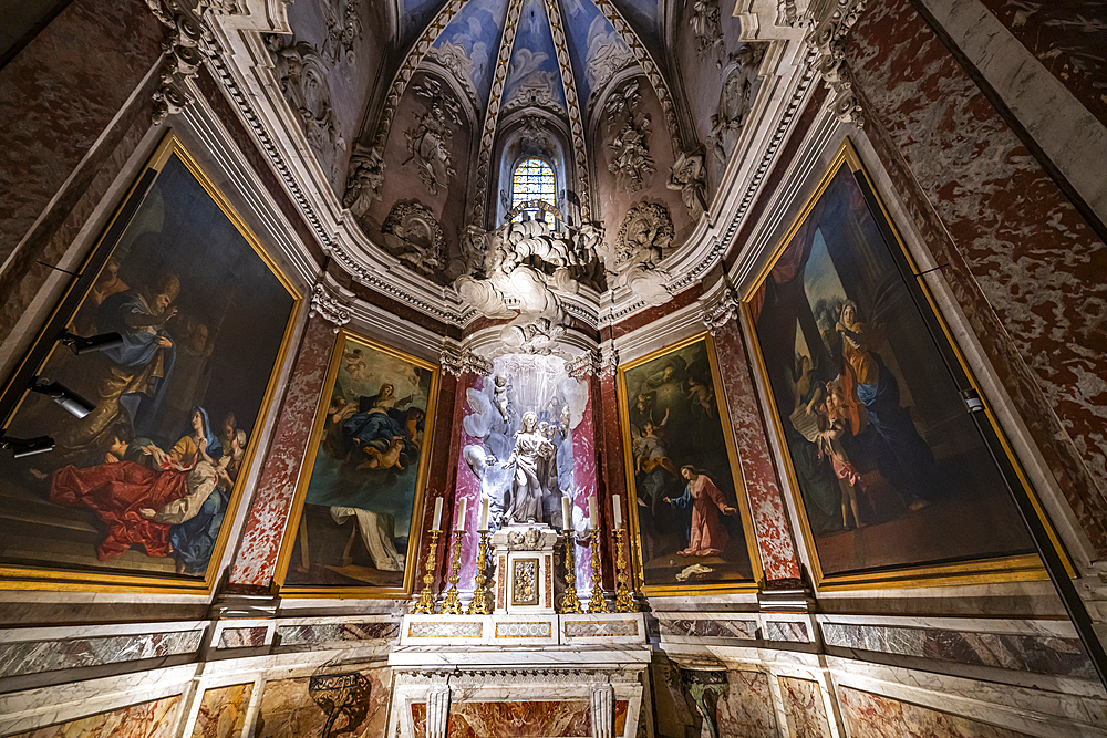 Interior of the Cathedral Sainte-Cecile, UNESCO World Heritage Site, Albi, Midi-Pyrenees, France, Europe