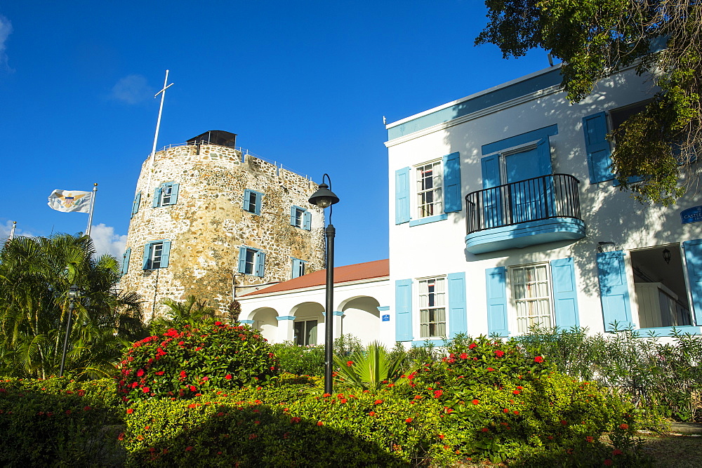 Bluebirds Castle, Charlotte Amalie, capital of St. Thomas, US Virgin Islands, West Indies, Caribbean, Central America