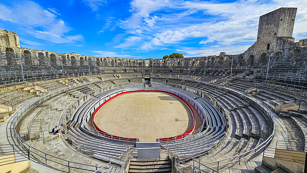 Roman Amphitheatre, Arles, UNESCO World Heritage Site, Bouches du Rhone, Provence-Alpes-Cote d'Azur, France, Europe