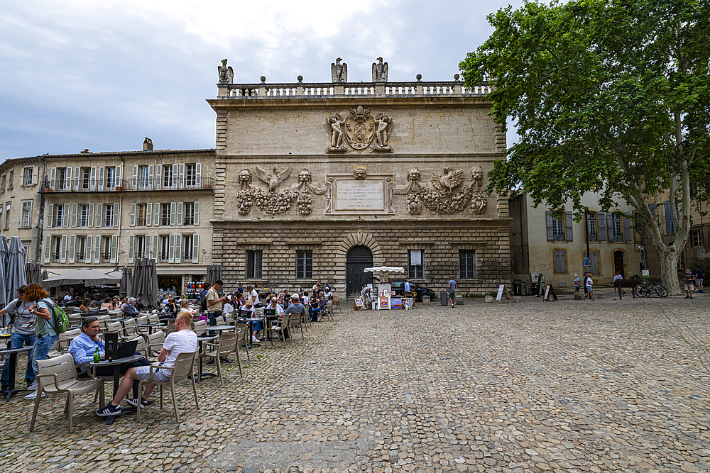 Palace of the Popes, Avignon, UNESCO World Heritage Site, Vaucluse, Provence-Alpes-Cote d'Azur, France, Europe