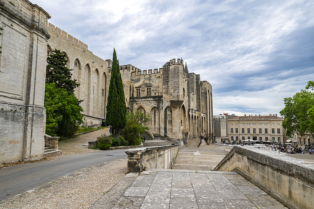 Palace of the Popes, Avignon, UNESCO World Heritage Site, Vaucluse, Provence-Alpes-Cote d'Azur, France, Europe