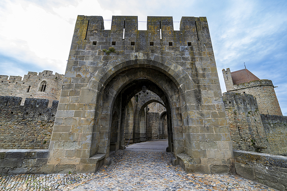 Cite de Carcassonne citadel, UNESCO World Heritage Site, Carcassonne, Aude, Occitania, France, Europe