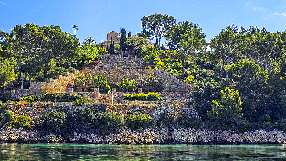 Old Fort, now a luxury hotel, Mallorca, Balearic islands, Spain, Mediterranean, Europe