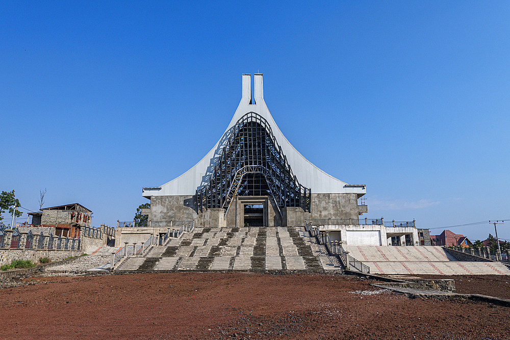 New build cathedral in Goma, Democratic Republic of Congo, Africa