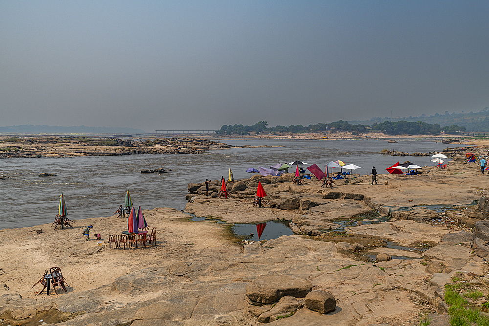 Congo river rapids, Kinshasa, Democratic Republic of Congo, Africa