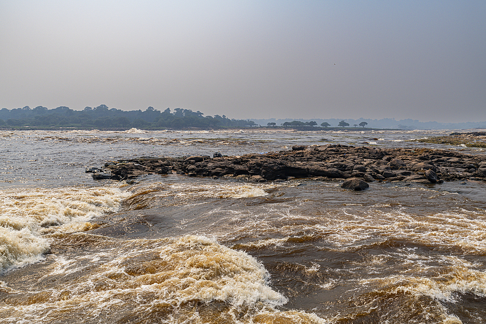 Congo river rapids, Kinshasa, Democratic Republic of Congo, Africa