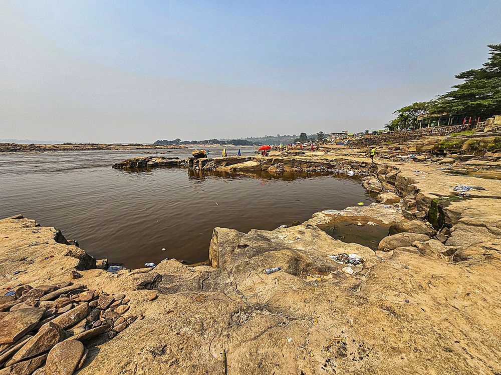 Congo river rapids, Kinshasa, Democratic Republic of Congo, Africa