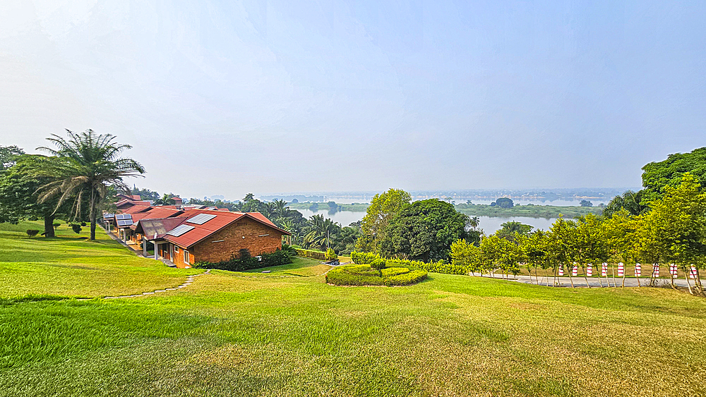 Park above the Lualaba river, Kindu, Maniema, Democratic Republic of Congo, Africa