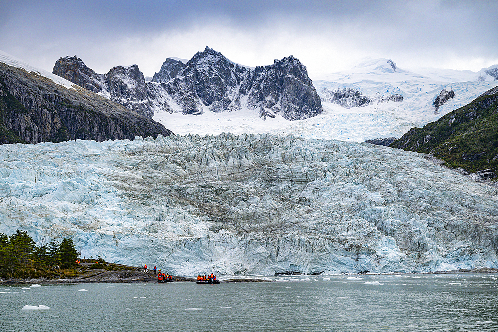 Pia glacier, Tierra del Fuego, Chile, South America