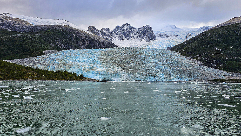 Pia glacier, Tierra del Fuego, Chile, South America