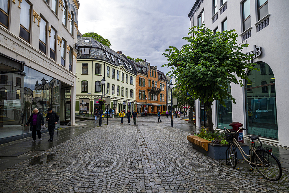 Historic Alesund, More og Romsdal, Norway, Scandinavia, Europe