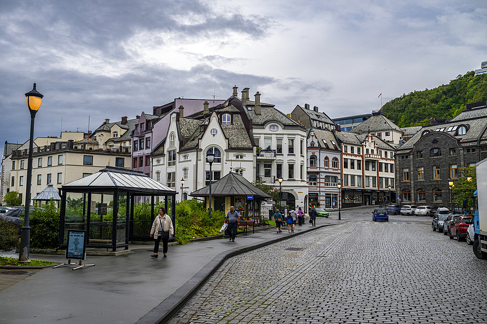 Historic Alesund, More og Romsdal, Norway, Scandinavia, Europe