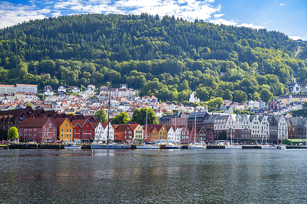 Old Hanseatic houses, UNESCO World Heritage Site, Bergen, Vestland, Norway, Scandinavia, Europe