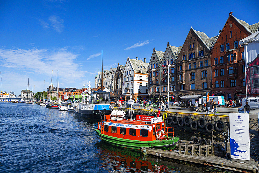 Historic Hanseatic quarter, UNESCO World Heritage Site, Bergen, Vestland, Norway, Scandinavia, Europe