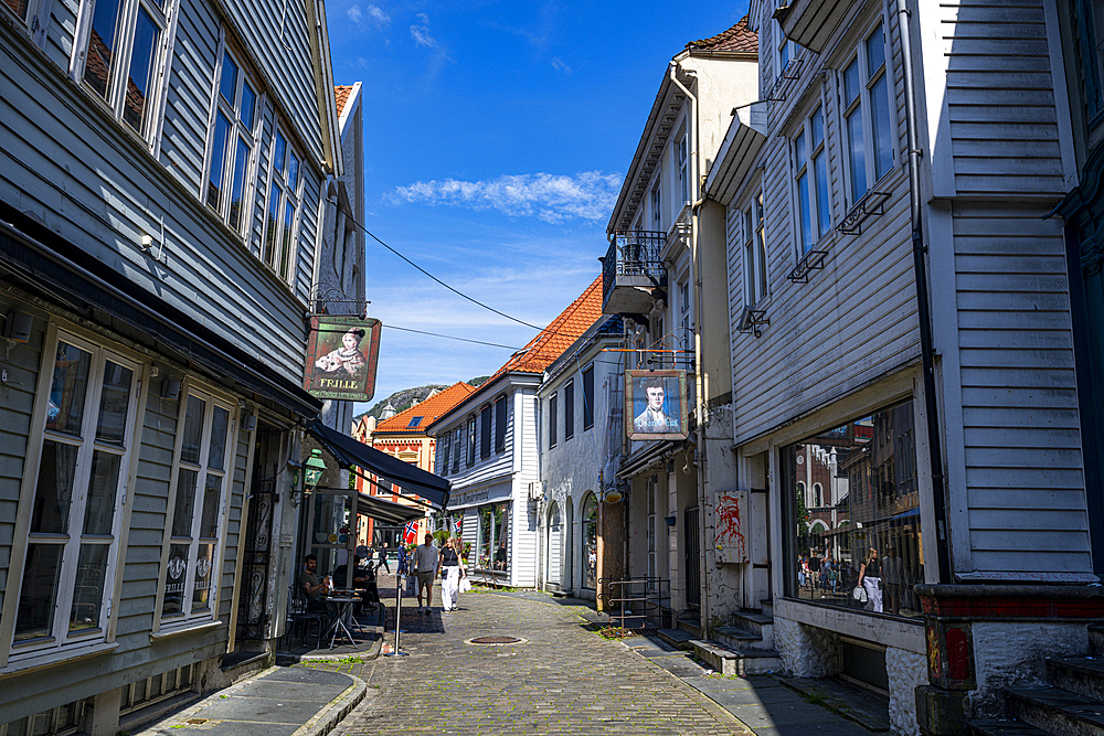 Historic Hanseatic quarter, UNESCO World Heritage Site, Bergen, Vestland, Norway, Scandinavia, Europe