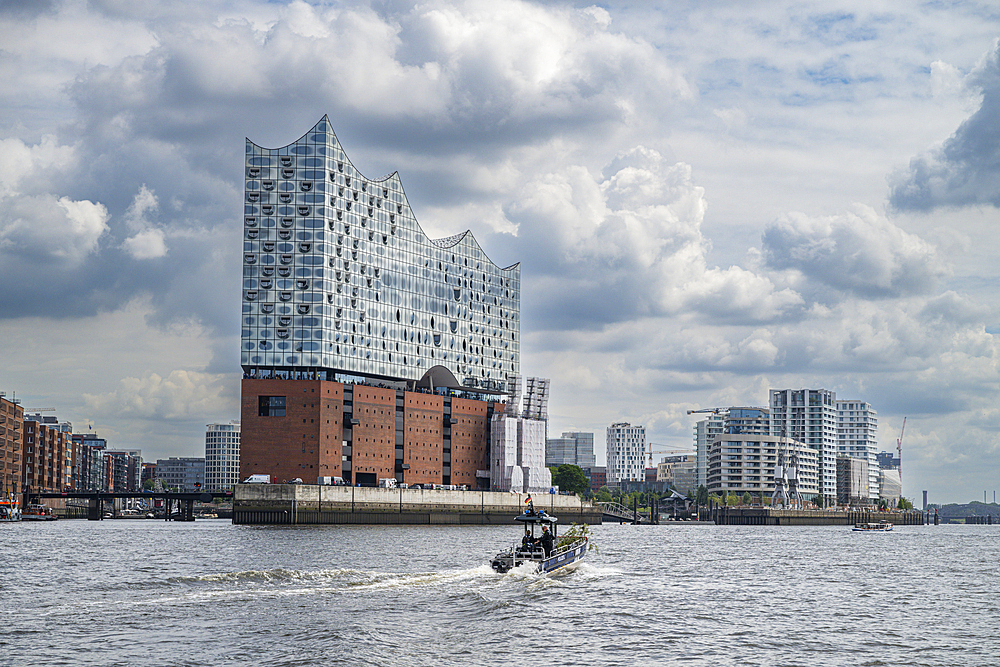 Hamburg Elbphilamonie, the opera house of Hamburg, Hamburg, Germany, Europe