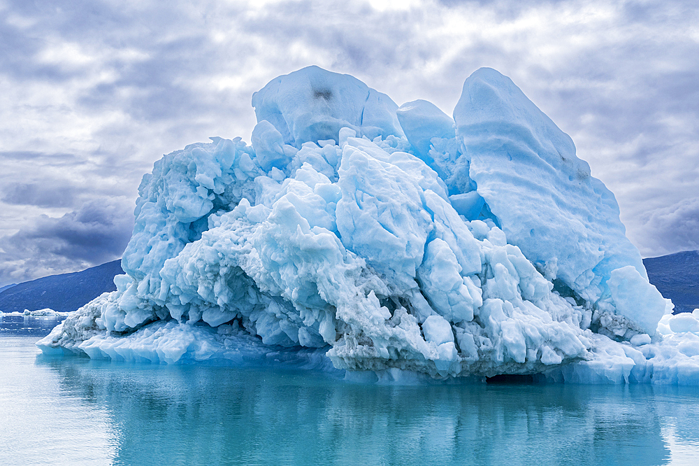 Spectacular iceberg in the Nuuk Icefjord, Western Greenland, Denmark, Polar Regions