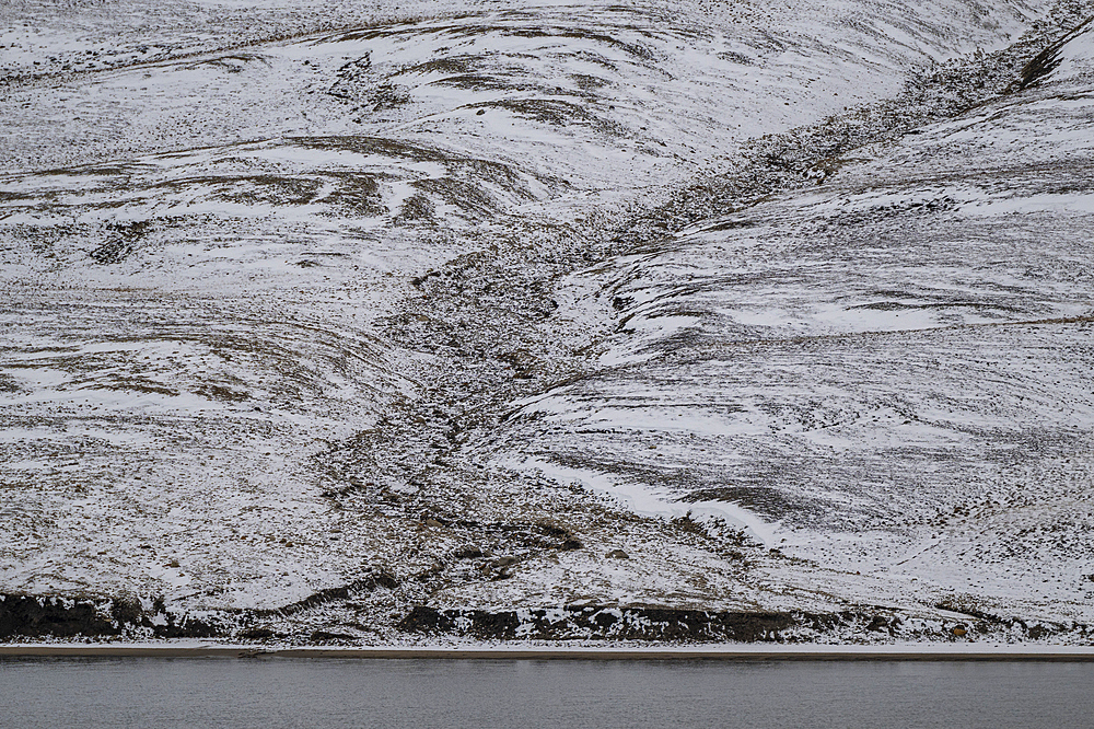 Snow desert in Axel Heiberg island, Nunavut, Canadian Arctic, Canada, North America