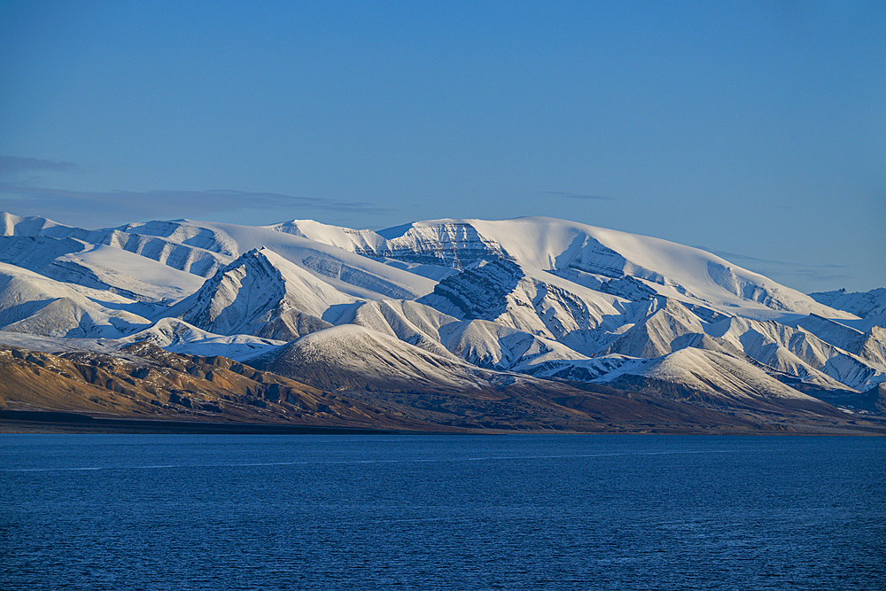 Mountainous landscape, Axel Heiberg island, Nunavut, Canadian Arctic, Canada, North America