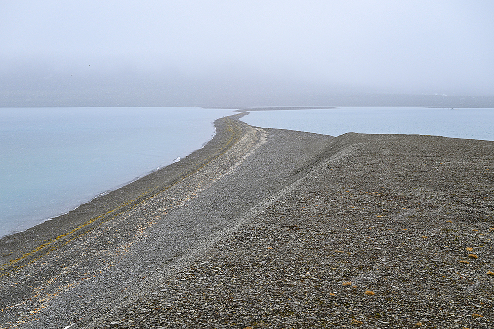 Arctic desert landscape on Beechey island, Nunavut, Canadian Arctic, Canada, North America