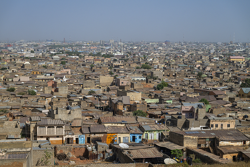 Kano seen from Dala hill historic iron working place, Kano, Nigeria