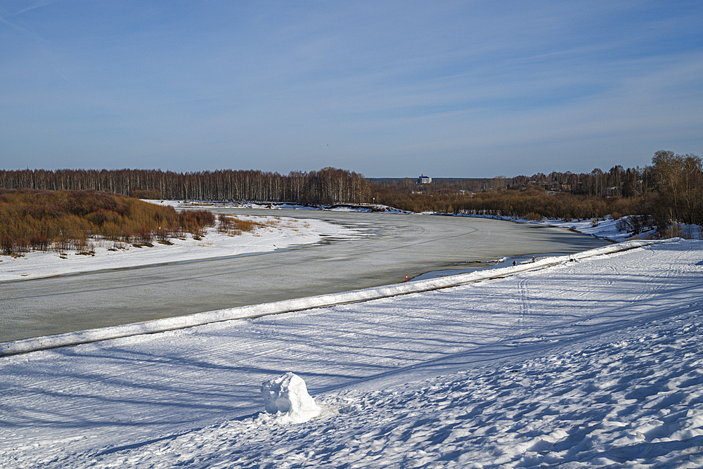 Sysola river, Syktyvkar, Komi Republic, Russia