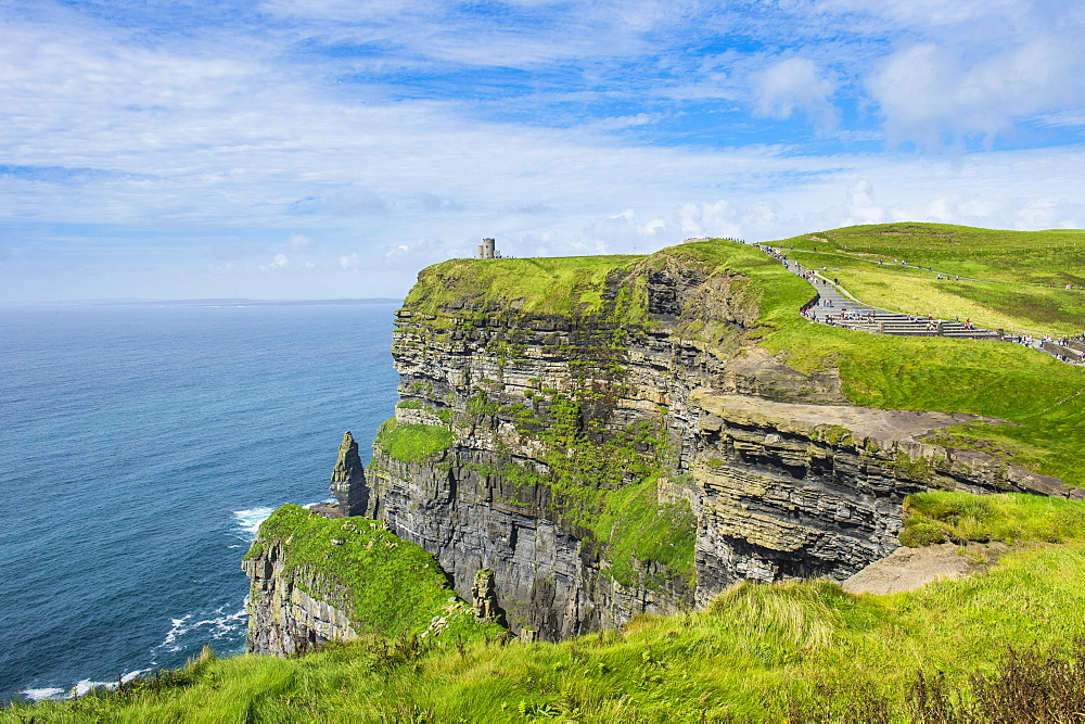 Cliffs of Moher, The Burren, County Clare, Munster, Republic of Ireland, Europe