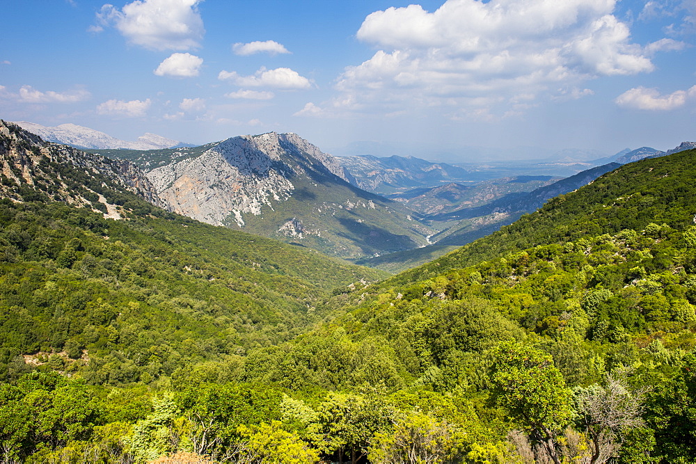 Rugged interior of the east coast of Sardinia, Italy, Europe