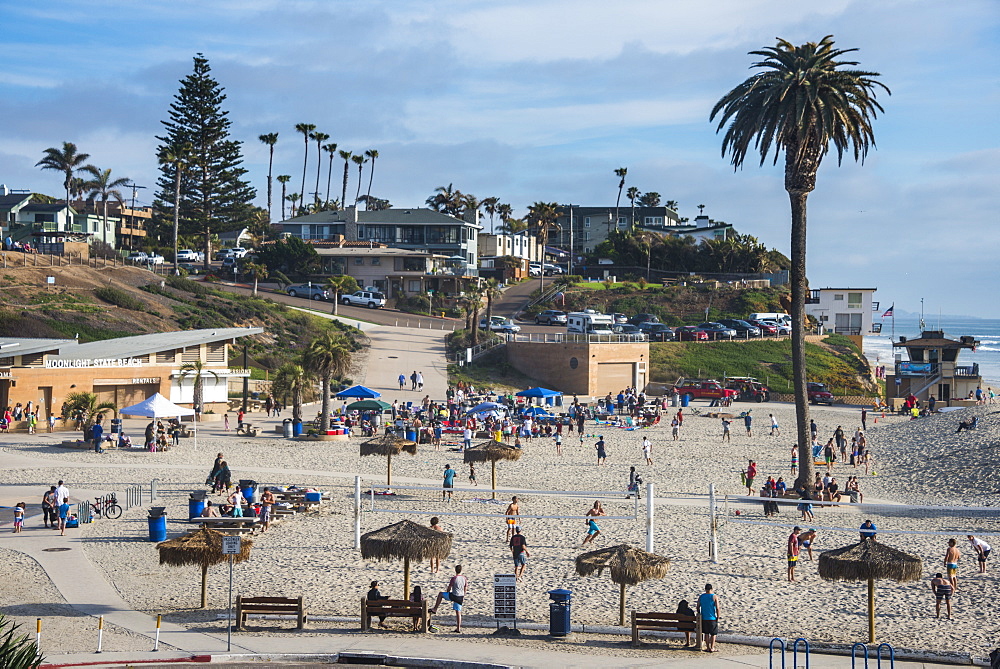 Beach of Encinitas, California, United States of America, North America