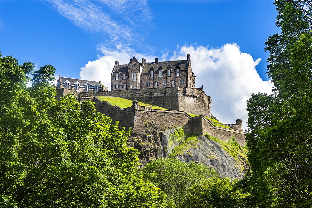 Edinburgh Castle, UNESCO World Heritage Site, Edinburgh, Scotland, United Kingdom, Europe